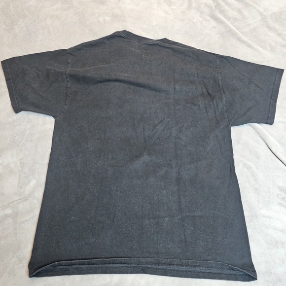 Mazda Vintage Car Graphic Tee Black Distressed Short Sleeve Tshirt - Picture 8 of 8